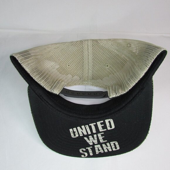 Farm Boy Men's USA Flag Snapback Mesh Back Trucker Cap Hat - Brown - Picture 2 of 2